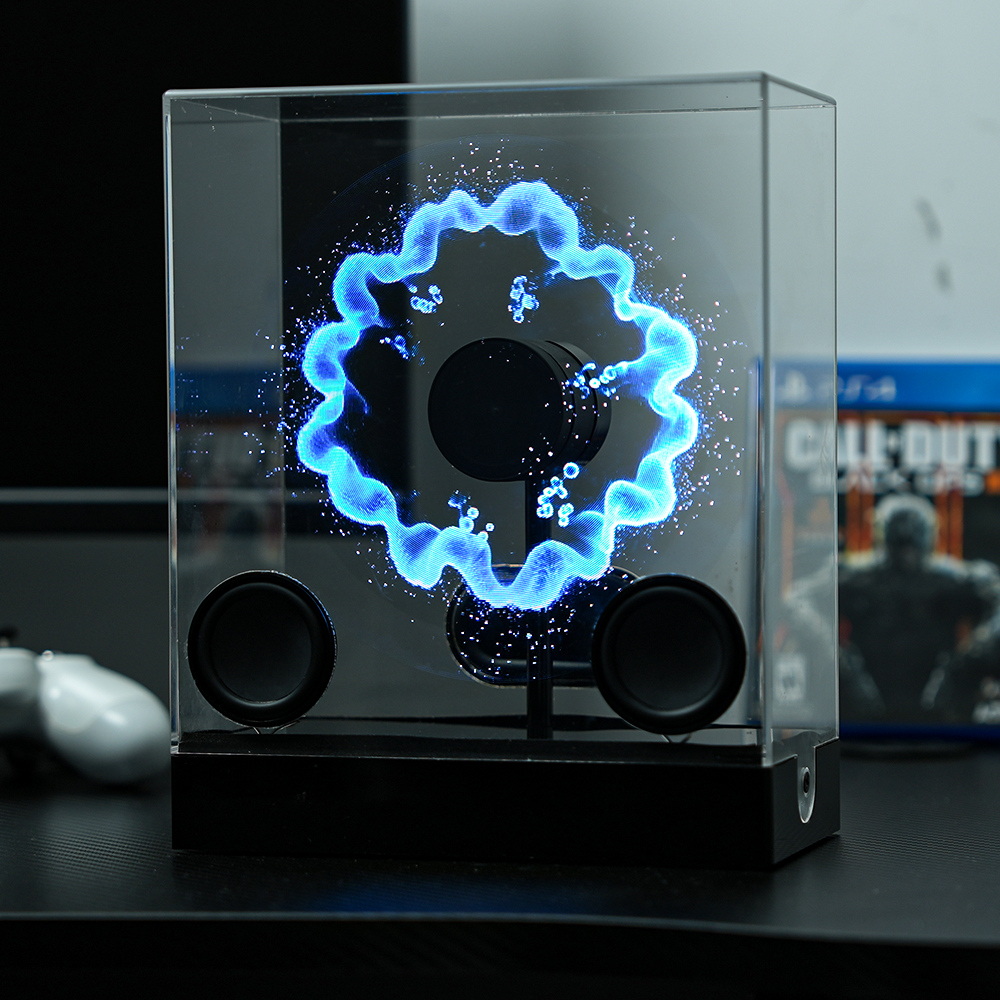 3D Holographic Fan LED Speaker - Redefine AV Experience