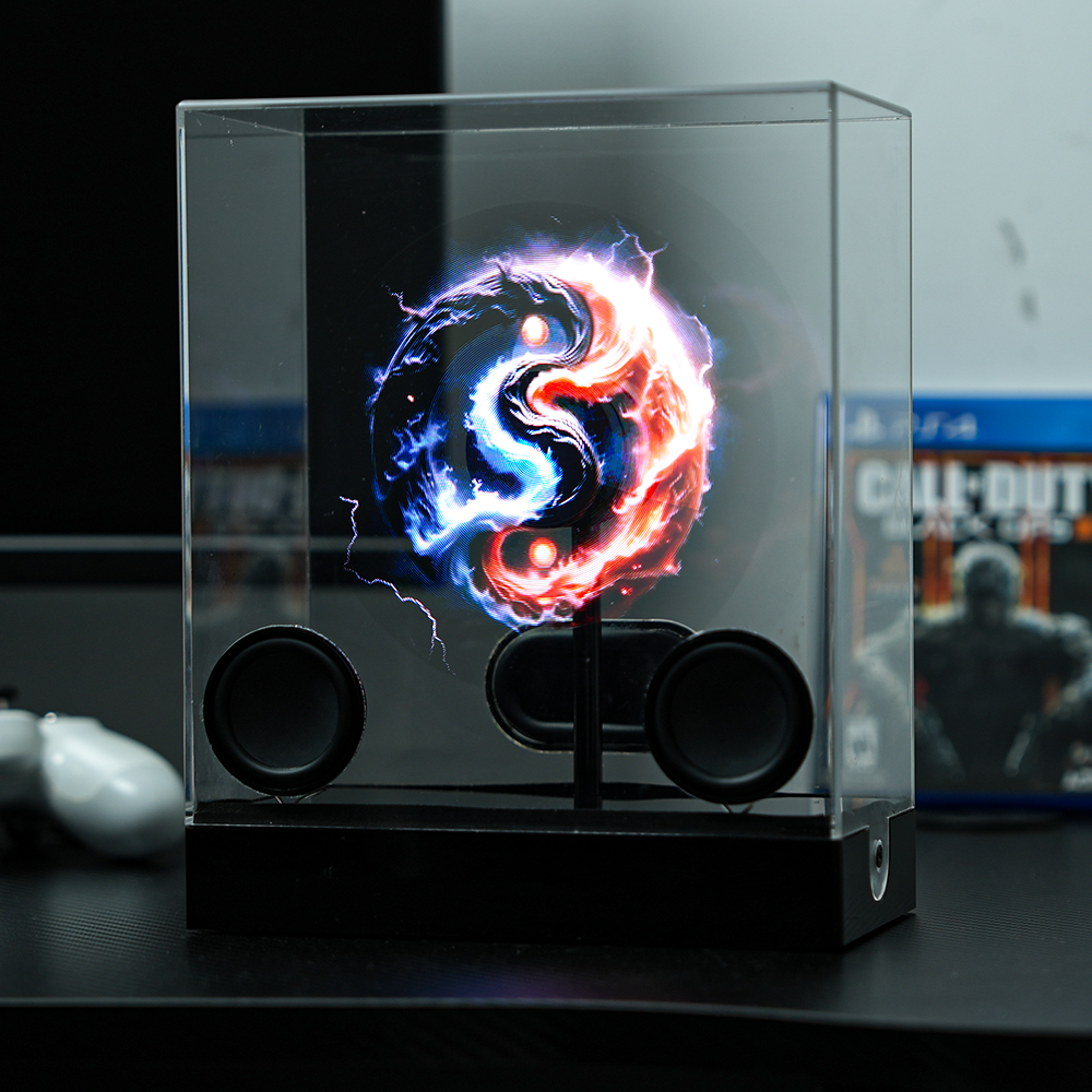 3D Holographic Fan LED Speaker - Redefine AV Experience