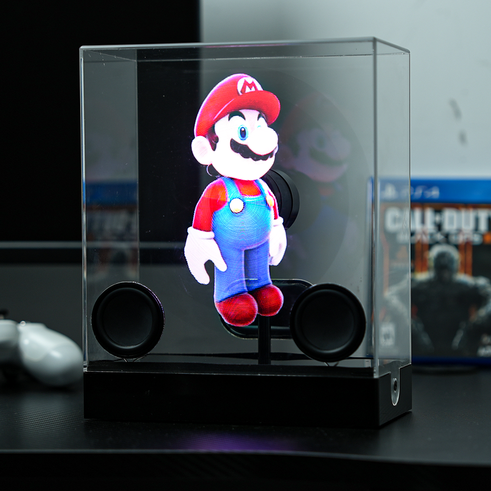 3D Holographic Fan LED Speaker - Redefine AV Experience