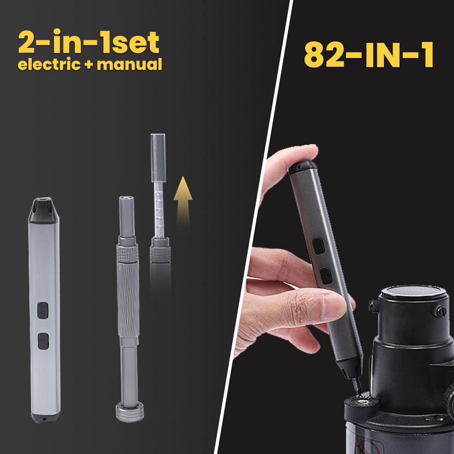 A03 The Dual-Mode Screwdriver: 82-in-1 Electric & Manual Kit