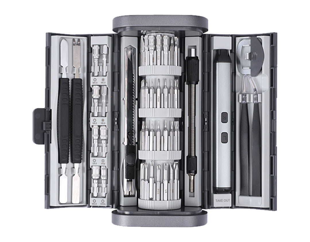 A03 The Dual-Mode Screwdriver: 82-in-1 Electric & Manual Kit